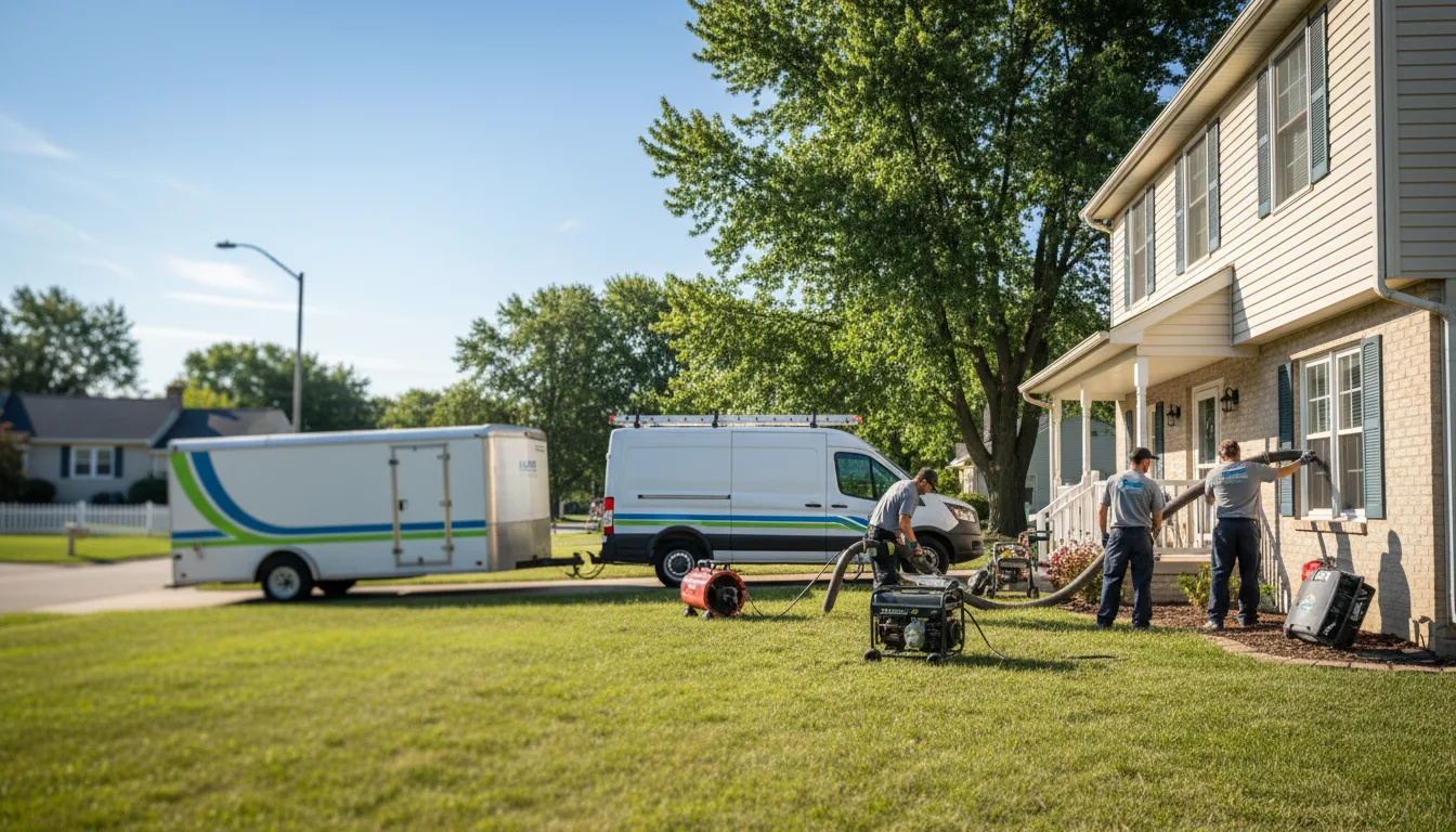 Flooded Basement Restoration And Cleanup With Repair in Kent City, MI near me